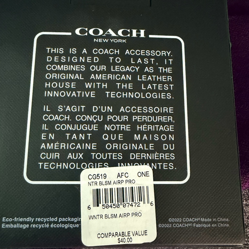 Coach AirPods Pro Case - Picture 2 of 4